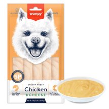 Ласощі Wanpy Dog Creamy Lickable Treat Chicken&Cheese КУРКА СИР рідкі для собак - 70 г