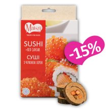 Ласощі Mavsy FD Salmon rolls roe Суші з червоною ікрою - 50 г