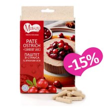 Ласощі Mavsy FD Ostrich cranberry Паштет зі страуса під журавлиновим соусом - 50 г