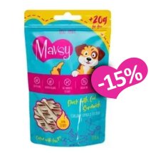 Ласощі Mavsy Duck with Cod Sandwich Сендвіч качка з тріскою для собак - 120 г