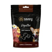 М'які ласощі Savory для покращення травлення собак ягня та ромашка - 200 г