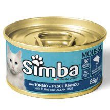 Вологий корм Monge SIMBA Cat Wet для котів тунець та океанічна риба - 85 г