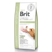 Сухий корм Brit GF VetDiet Dog Diabetes для собак при цукровому діабеті з індичкою та горохом - 12 кг