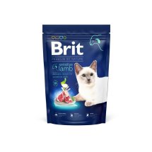 Сухий корм Brit Premium Cat by Nature Sensitive для котів із чутливим травленням з ягням - 1.5 кг