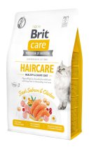 Сухий корм Brit Care Cat GF Haircare Healthy & Shiny Coat для котів догляд за шкірою і шерстю лосось та курка - 2 кг
