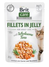 Вологий корм Brit Care Cat Pouch для котів в желе тунець - 85 г