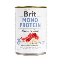Вологий корм Brit Mono Protein Lamb & Rice для собак з ягнятиною та рисом - 400 г