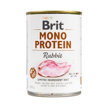 Вологий корм Brit Mono Protein Rabbit для собак з кроликом - 400 г