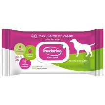 Вологі серветки Inodorina Functional Agente Igienizzante для очищення лап собак зі свіжим ароматом - 40 шт