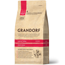 Сухий корм Grandorf Cat Indoor Lamb & Turkey ягня та індичка для дорослих котів - 2 кг