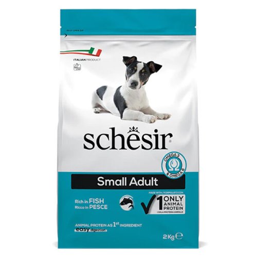 Сухий корм Schesir Dog Small Adult Fish РИБА для собак Дрібних порід - 2 кг