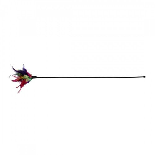 Іграшка Trixie для котів Паличка-дражнилка з пір ям 50 см - 1 шт