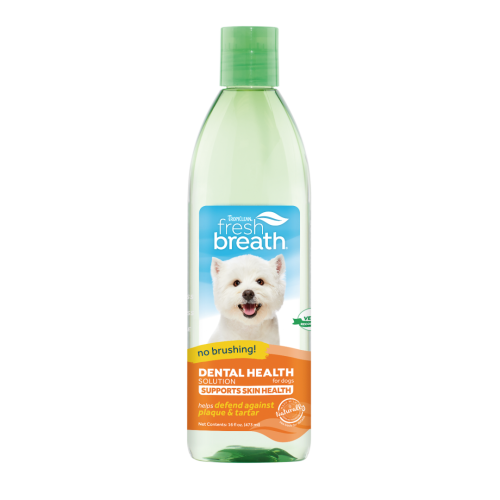 Добавка у воду TropiClean "Догляд за шкірою та шерстю" з Омега 3 та Омега 6 для собак - 473 мл