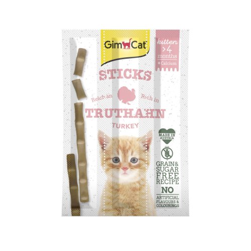Ласощі GimCat Gimpet Kitten М'ясні палички для кошенят - 3 шт
