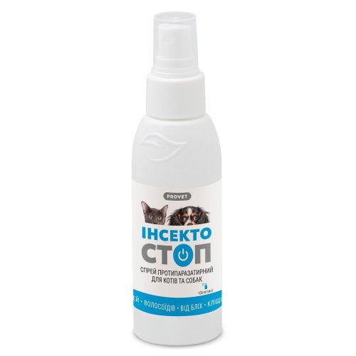 Спрей Provet ІНСЕКТОСТОП для котів та собак інсектоакарицид - 100 мл