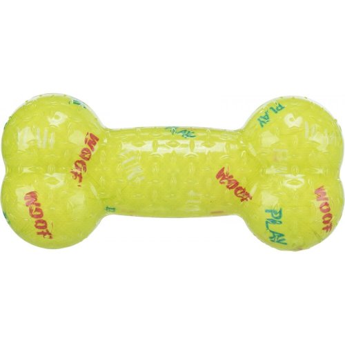 Іграшка Trixie для собак Кістка з пискавкою термопластична гума 17 см - 1 шт