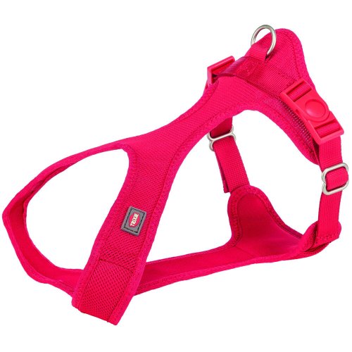 Шлея Trixie для собак Soft м'яка нейлон червона розмір 35-45 см/15 мм - XS-S