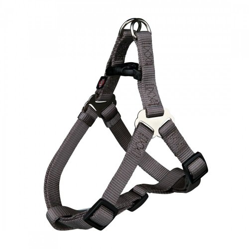 Шлея-петля Trixie для собак Premium нейлон графітова розмір 40-50 см/15 мм - S