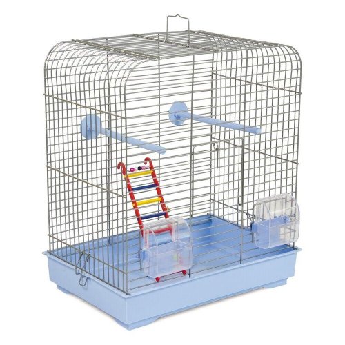 Клітка Природа Белла для дрібних декоративних птахів хромована 37x25x37 см - 1 шт