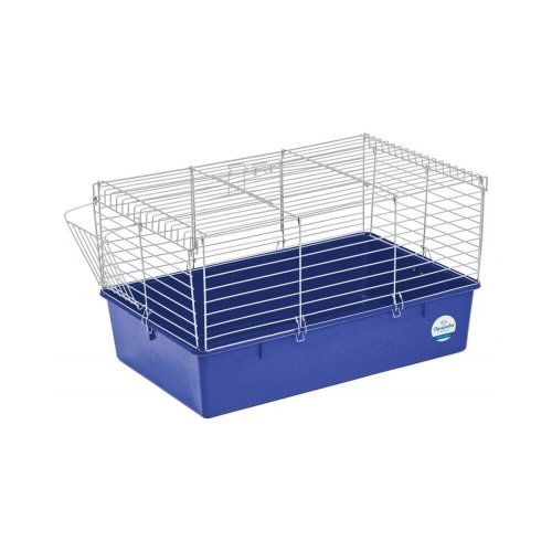 Клітка Природа Кролик 70 для декоративних кроликів хром/синя 70x45x40 см - 1 шт