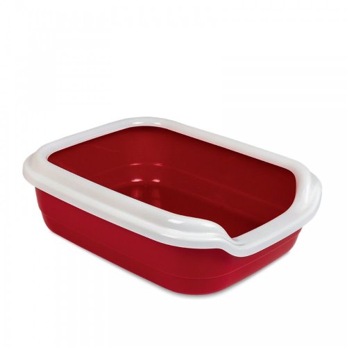 Туалет Природа Comfort L для котів бордо 49х39х15 см - 1 шт