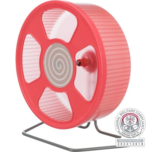 Бігове колесо Trixie для маленьких гризунів на підставці тренажерне пластик - d-20 см