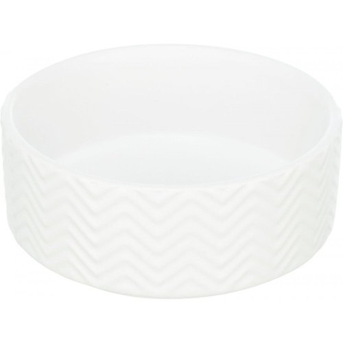 Миска Trixie для собак керамічна біла 900 мл 16 см - 1 шт