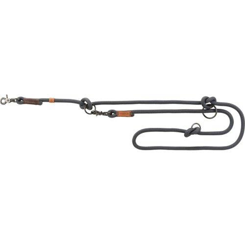 Повідець Trixie Be Nordic для собак регульований 2.00 м х 13 мм сіро-коричневий - L-XL