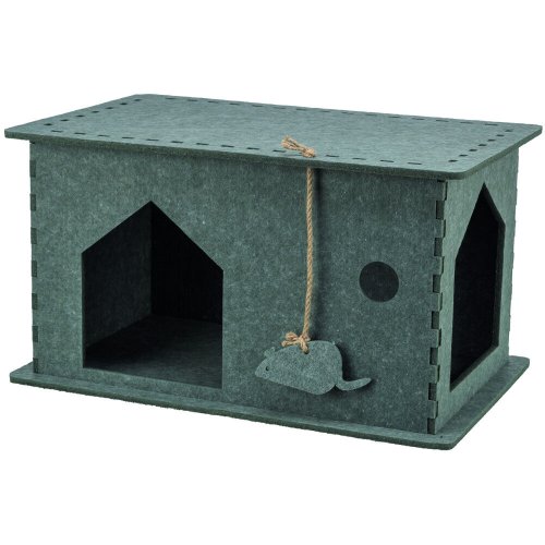 Будиночок Trixie Lene для котів фетр 54х30х35 см сірий - 1 шт