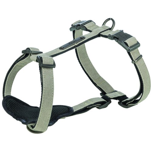 Шлея Trixie CityStyle H-harness для собак бавовна S-M 42-60 см 15 мм - Світло-сірий