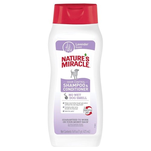 Шампунь-кондиціонер 8in1 Nature's Miracle для собак з ароматом лаванди - 473 мл