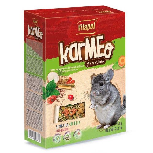 Корм Vitapol Вітапул KARMEO премiум для шиншил - 1 кг