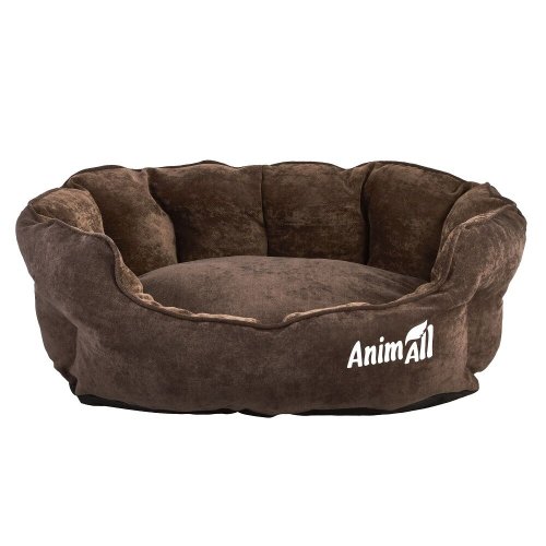 Лежак AnimAll Royal Velours M CHOCOLATE 53х47х21 - 1 шт