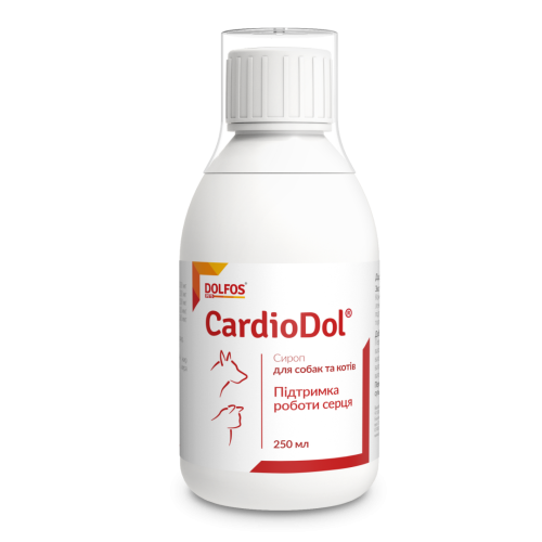 Вітаміни Dolfos для собак та котів КардіоДол сироп - 250 мл