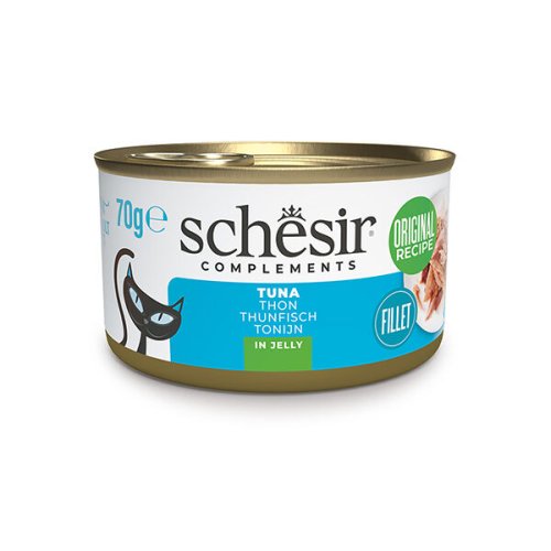 Вологий корм Schesir Cat Tuna ТУНЕЦЬ в желе для котів - 70 г