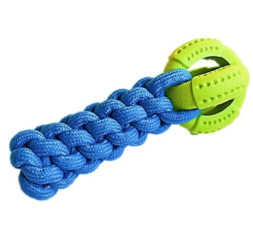 Іграшка для собак Animall GriZzly кросфіт з м'ячем - Синьо-зелений