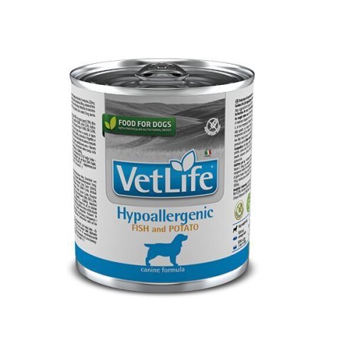 Вологий корм Farmina Dog Vet Life Hypoallergenic Fish & Potato для собак при харчовій алергії - 300 г