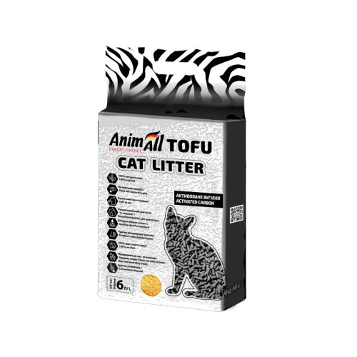 Наповнювач Animall ТОФФУ з активованим вугіллям - 6 л