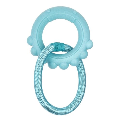 Іграшка для собак Animall GriZzly Baby Восьминіг з канатом 13.5х12.8х2.6 см - М'ята