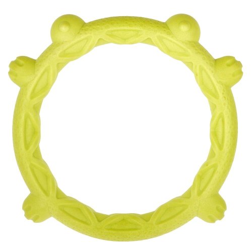 Іграшка для собак Animall GriZzly Кільце-Жабка L зелена 23.5х22.8х3 см - 1 шт
