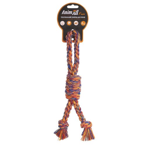 Іграшка для собак AnimAll Фан канат бочка з петлею - 28 см