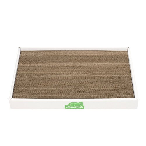 Дряпка картонна Хвостик для котів "Платформа S" 24х50х5 - 1 шт