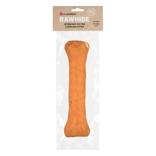 Жувальні кістки Flamingo Dog для собак з м'ясом курки 25 см - 330 г