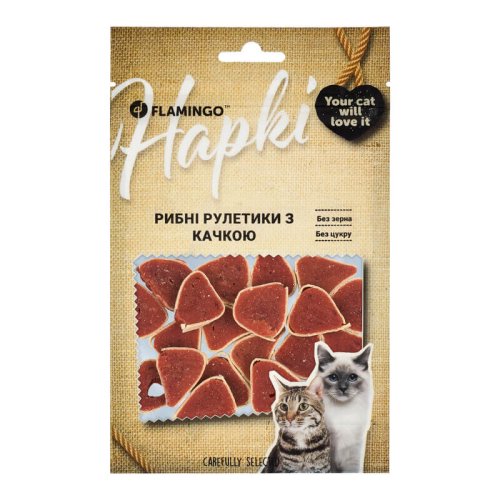 Ласощі Flamingo Cat Качині суші для котів - 50 г
