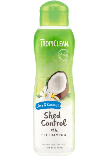 Шампунь TropiClean "Лайм і кокос" для прискорення линьки для собак та котів - 355 мл