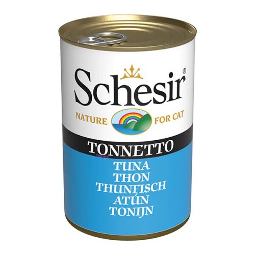 Вологий корм Schesir Cat Tuna ТУНЕЦЬ в желе для котів - 140 г