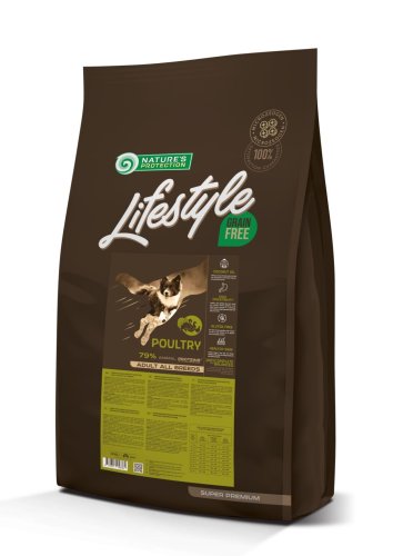 Сухий корм Nature's Protection Dog Lifestyle Grain Free Poultry Adult All Breeds для собак усіх порід з м'ясом птиці - 10 кг