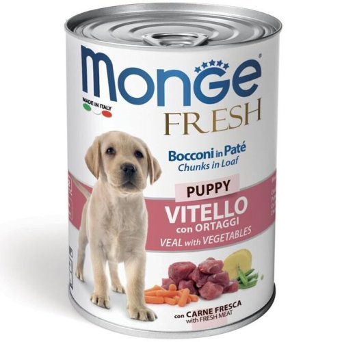 Вологий корм Monge Dog FRESH Puppy для цуценят з телятиною та овочами - 400 г