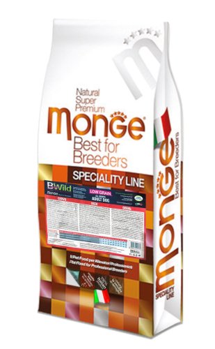 Сухий корм Monge Dog Bwild Low Grain Venisson оленина для дорослих собак - 15 кг