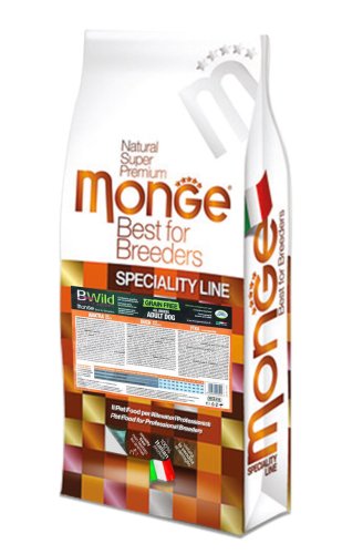 Сухий корм Monge Dog Bwild Duck Grain Free Puppy & Junior качка для цуценят - 15 кг